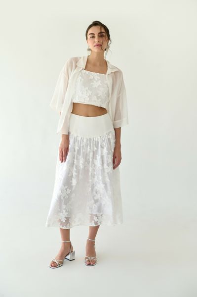 Мереживна спідниця "Омріяна тобою" cotton-skirt фото