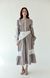 Лляна сіра сорочка з бавовняним мереживом "Мереживо туману" linen-ethno-grey фото 1