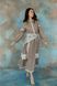 Лляна сіра сорочка з бавовняним мереживом "Мереживо туману" linen-ethno-grey фото 8